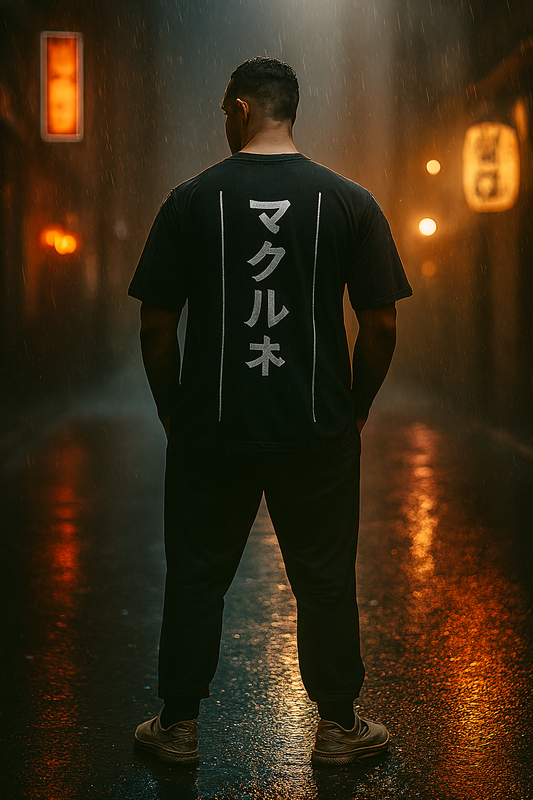 Oversized T- Shirt - Obsidian